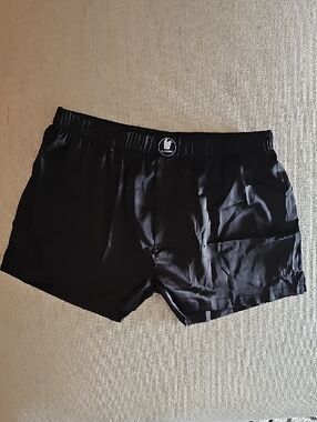 Silky Black Men’s Lounge Shorts